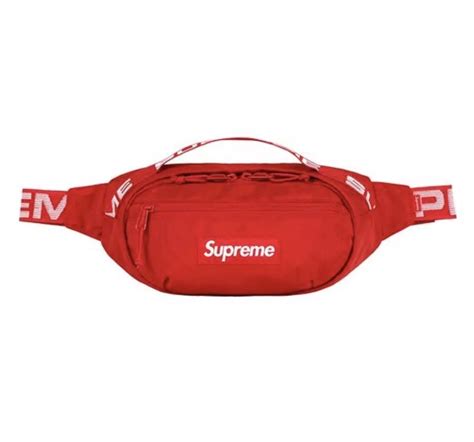 fake supreme ss18 waist bag|shoulder fanny pack supreme.